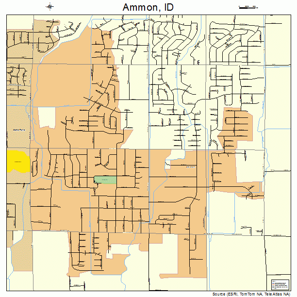 Ammon, ID street map