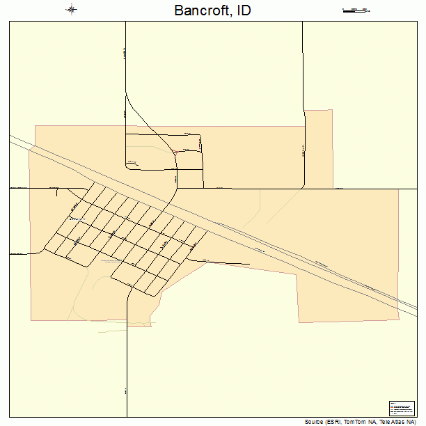 Bancroft, ID street map