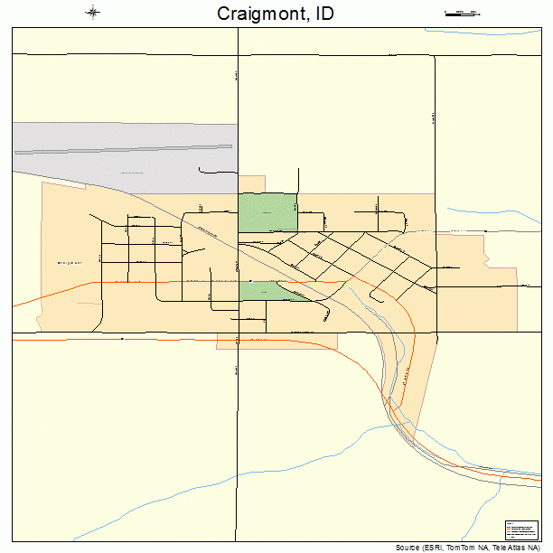 Craigmont, ID street map