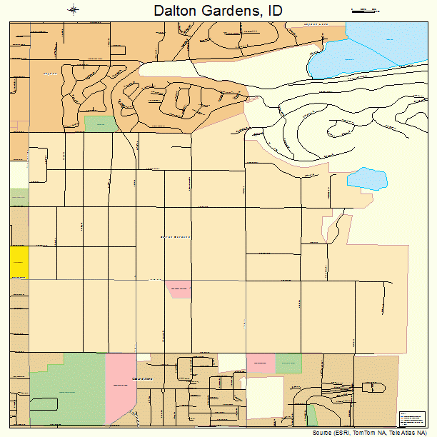 Dalton Gardens, ID street map