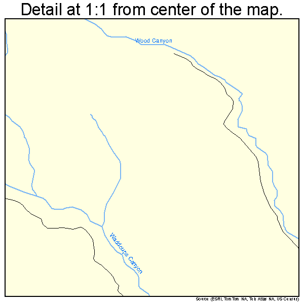Lost River, Idaho road map detail