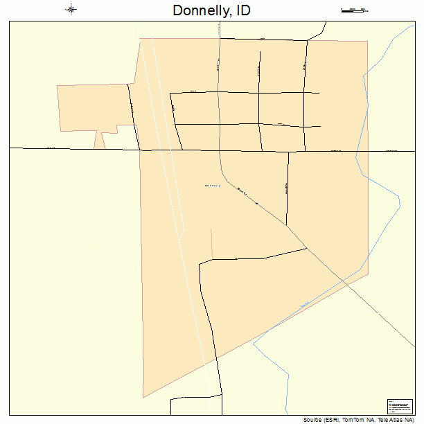 Donnelly, ID street map