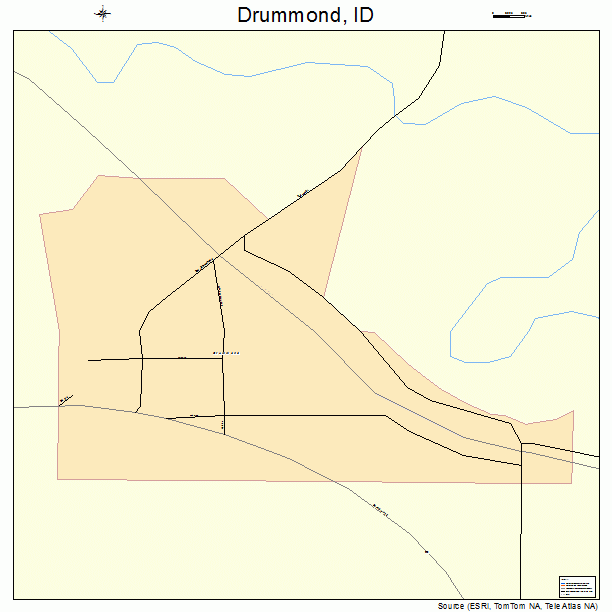 Drummond, ID street map