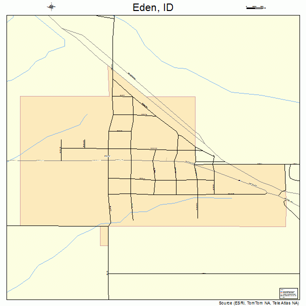 Eden, ID street map