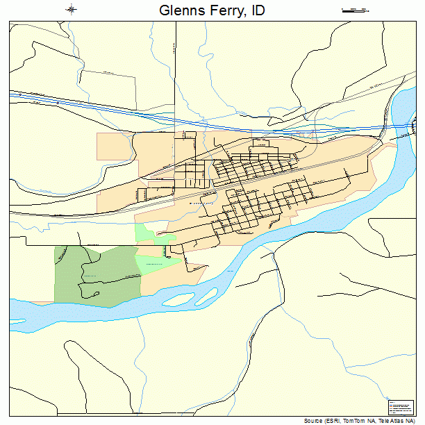 Glenns Ferry, ID street map