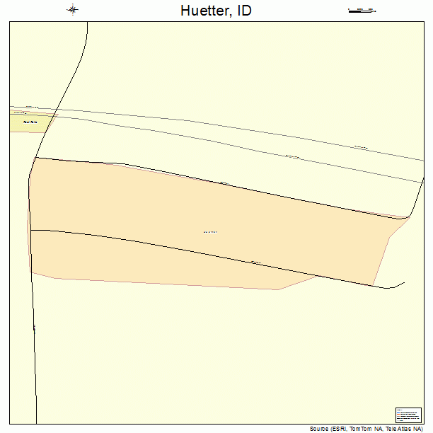 Huetter, ID street map