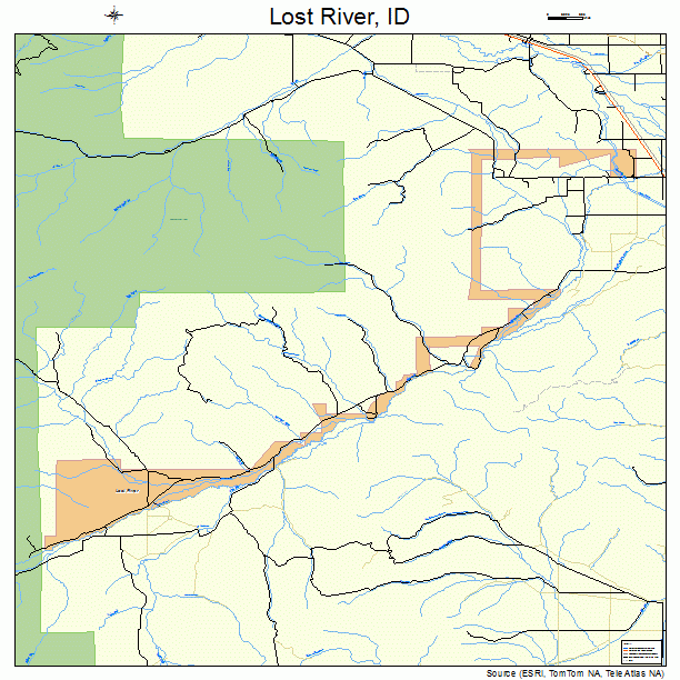 Lost River, ID street map