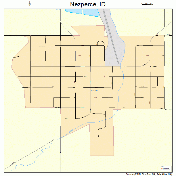 Nezperce, ID street map