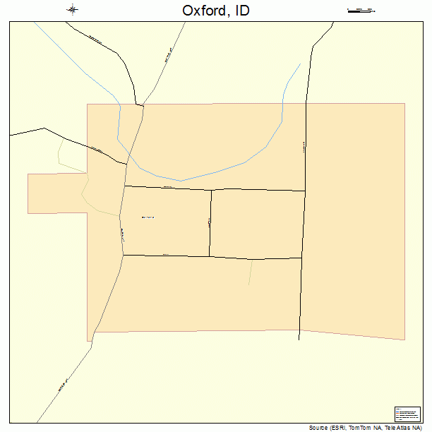 Oxford, ID street map