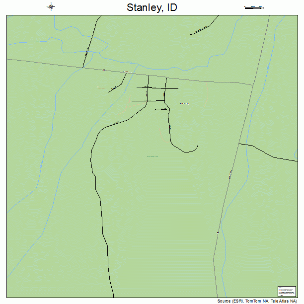 Stanley, ID street map