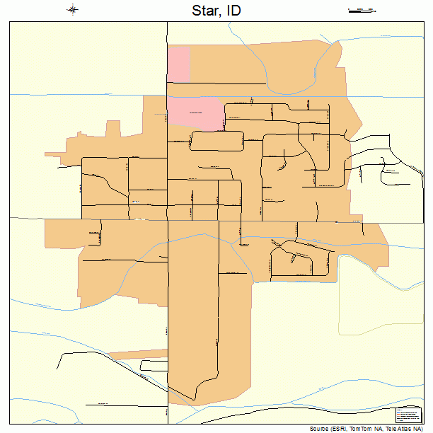 Star, ID street map