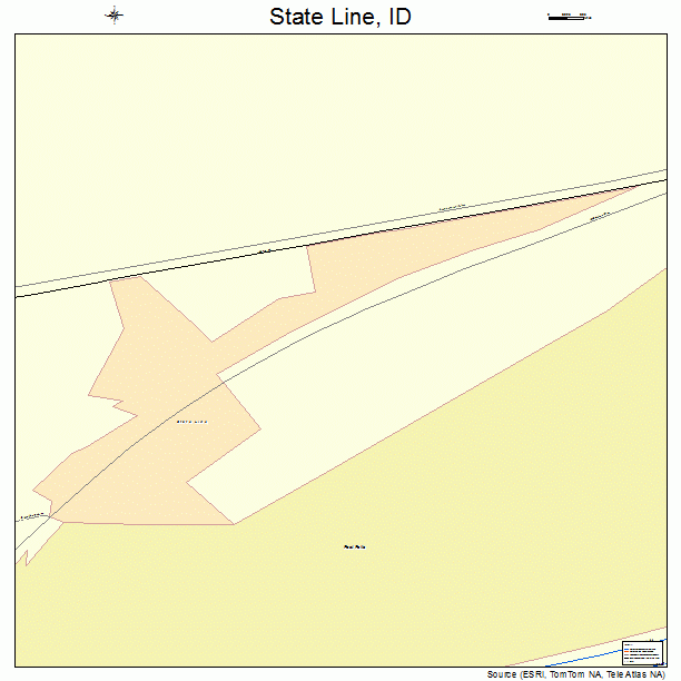 State Line, ID street map