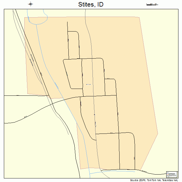 Stites, ID street map