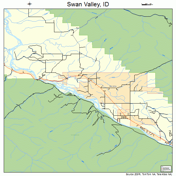 Swan Valley, ID street map