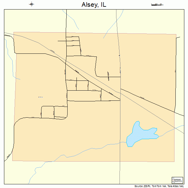 Alsey, IL street map