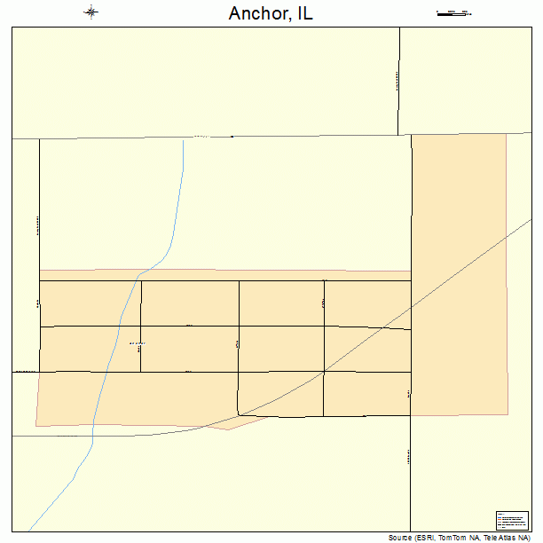 Anchor, IL street map