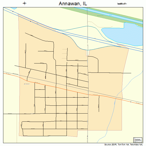 Annawan, IL street map