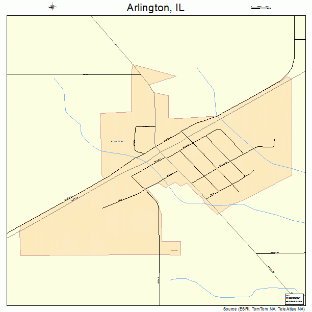 Arlington, IL street map