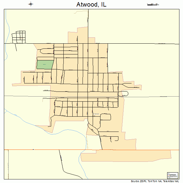 Atwood, IL street map