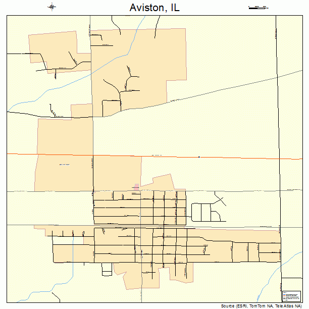 Aviston, IL street map