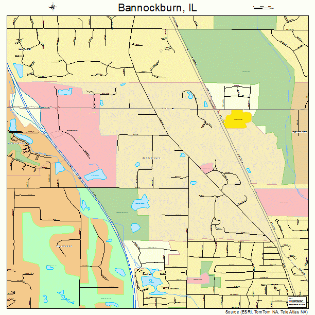 Bannockburn, IL street map