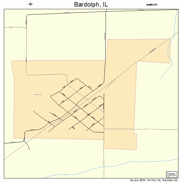 Bardolph, IL street map