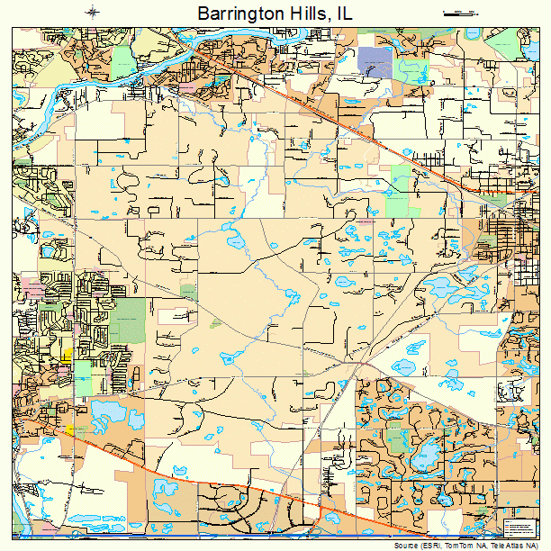 Barrington Hills, IL street map