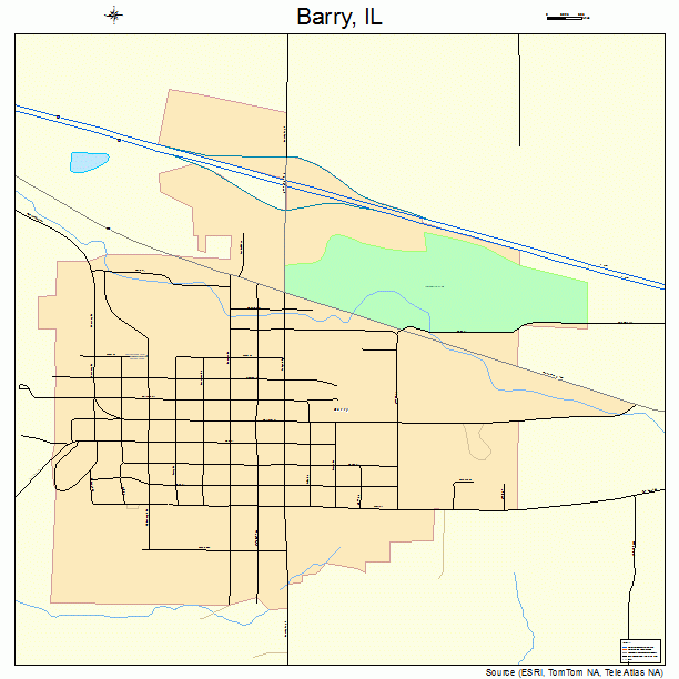 Barry, IL street map