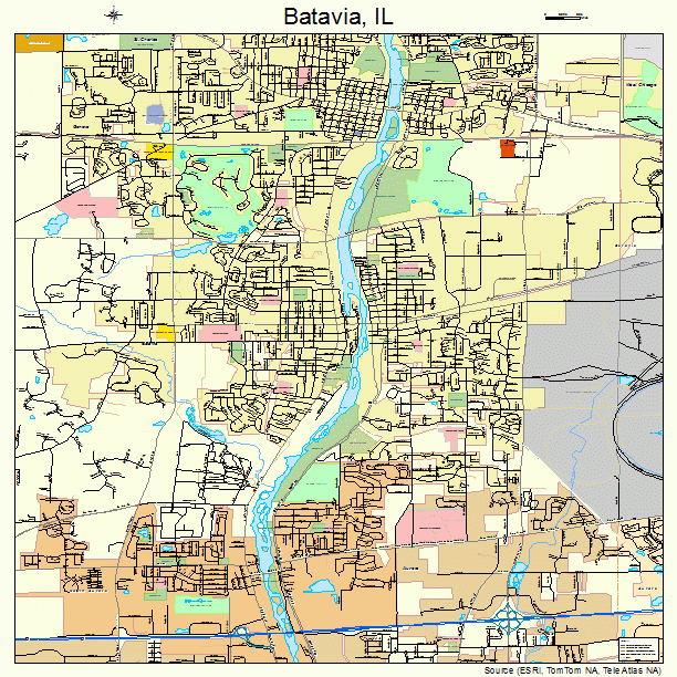 Batavia, IL street map