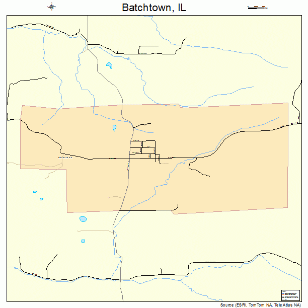 Batchtown, IL street map