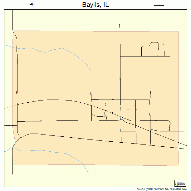 Baylis, IL street map