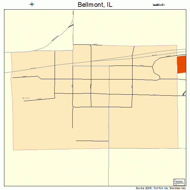 Bellmont, IL street map