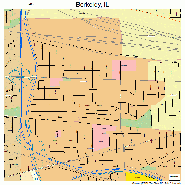 Berkeley, IL street map