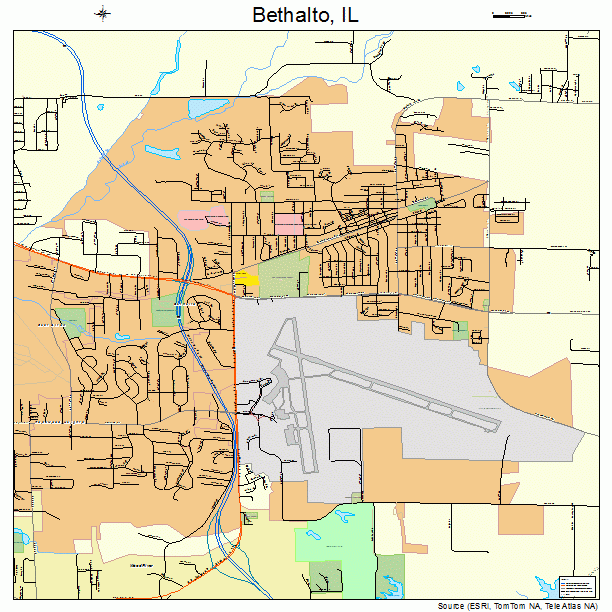 Bethalto, IL street map