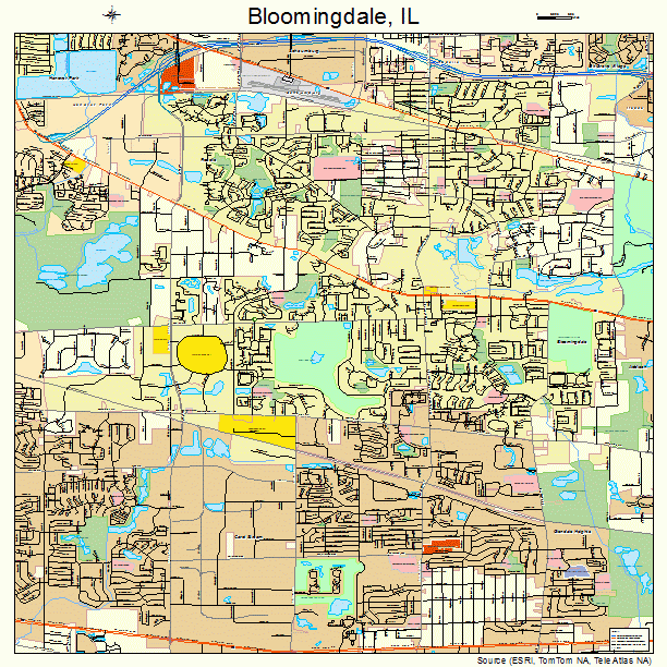 Bloomingdale, IL street map