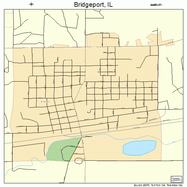 Bridgeport, IL street map