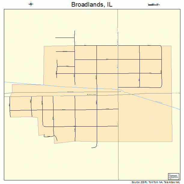 Broadlands, IL street map