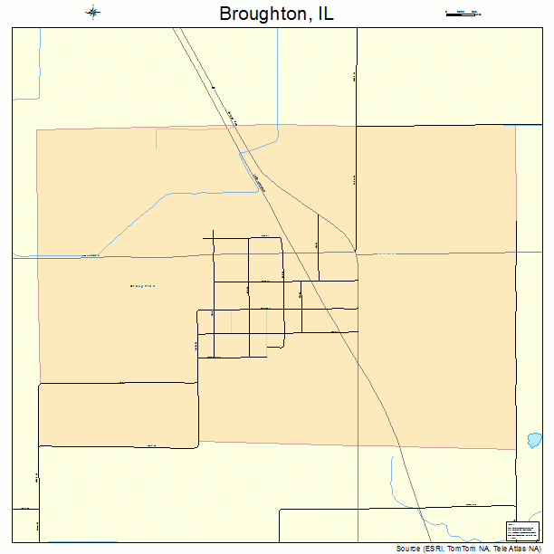 Broughton, IL street map