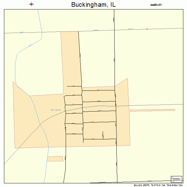 Buckingham, IL street map