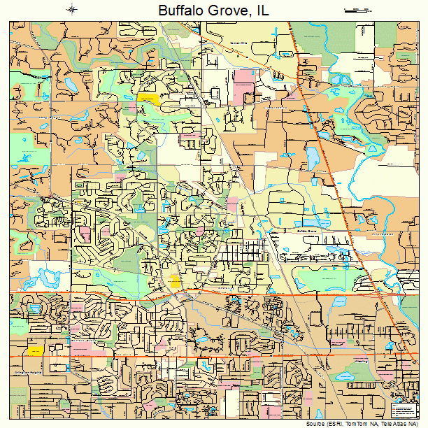 Buffalo Grove, IL street map