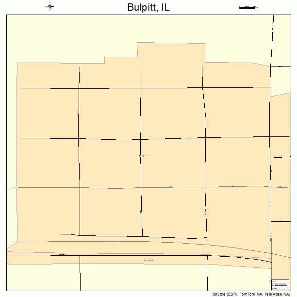Bulpitt, IL street map