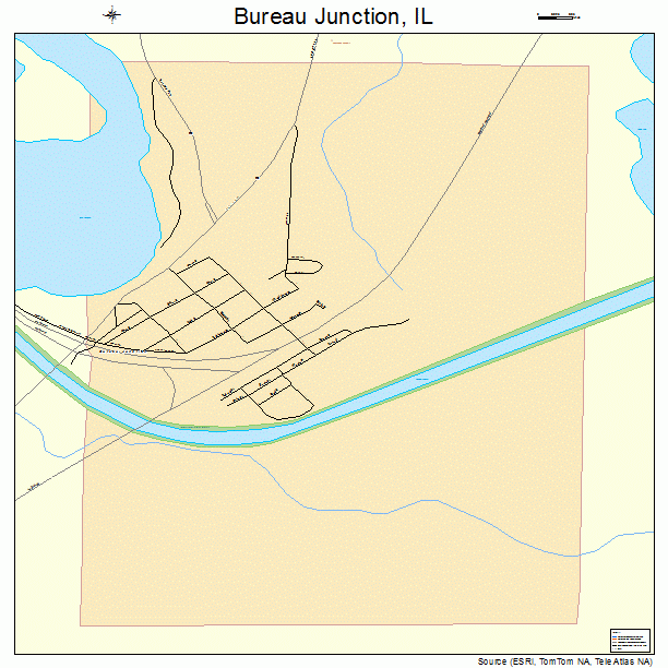 Bureau Junction, IL street map