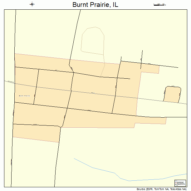 Burnt Prairie, IL street map