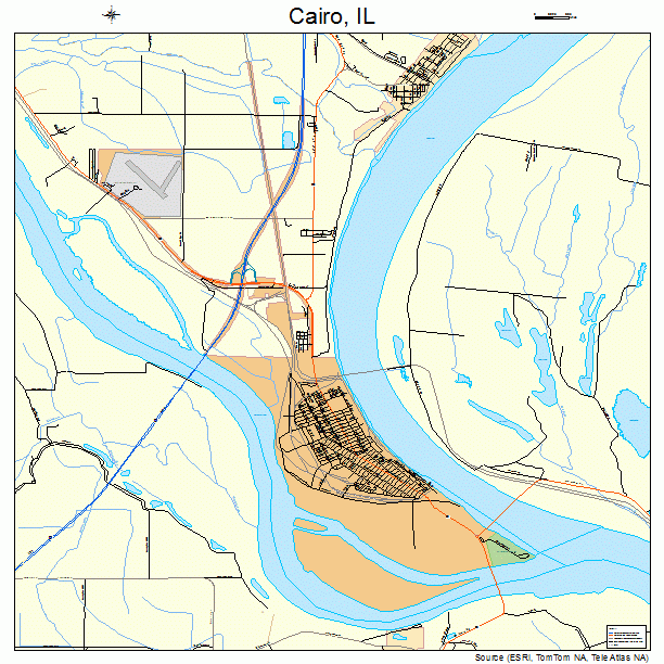 Cairo, IL street map