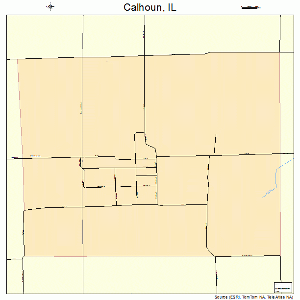Calhoun, IL street map