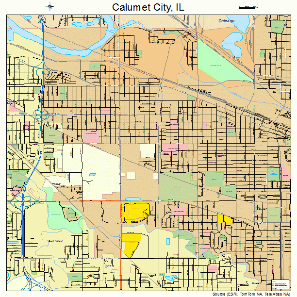 Calumet City, IL street map