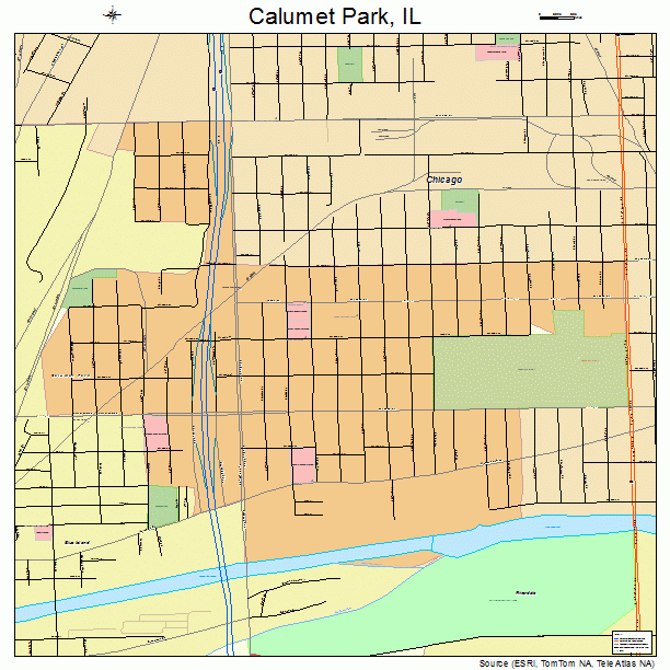 Calumet Park, IL street map