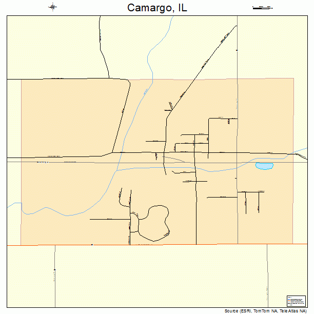 Camargo, IL street map
