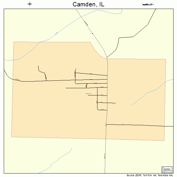 Camden, IL street map