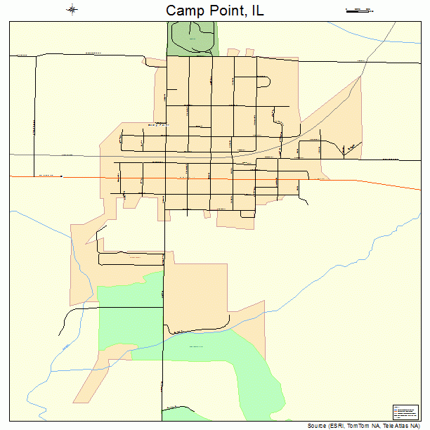 Camp Point, IL street map